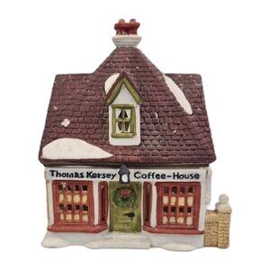Department 56 Heritage Village "Thomas Kersey Coffe House" Dickens Cane Series